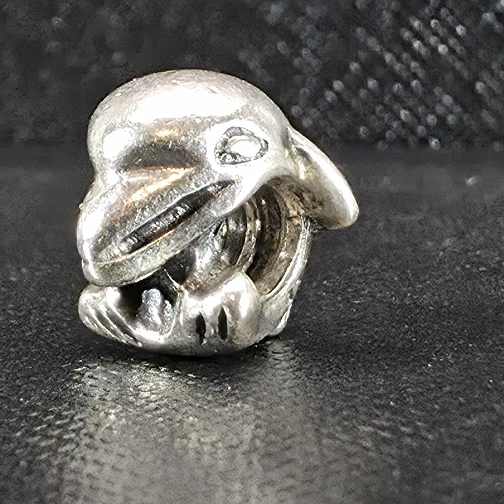 Authentic Pandora Sterling Silver Dolphin Charm 790189 ALE